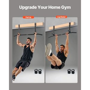 Travetti Home Gym System Heavy Duty in acciaio per l'allenamento della parte superiore del corpo bar 440 Lbs capacità 42 larghezza stazione di allenamento multifunzionale - Product Image 6