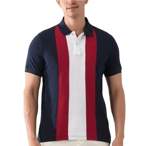 เสื้อโปโลผู้ชายผ้าฝ้ายระบายอากาศดี สไตล์ไฮสตรีท ลำลองสำหรับฤดูร้อน ดีไซน์เรียบหรู คุณภาพพรีเมียม เสื้อโปโลสำหรับเล่นกีฬาผู้ชาย - Product Image 1