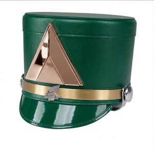 Bicorne maritime noir, coiffe historique avec garnitures tressées opulentes, couvre-chef de luxe, casquette Shako - Product Image 2