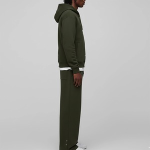 Modern <b>plain</b> <b>tracksuit</b> designed for everyday lifestyle offering breathable cotton fabric soft feel - Product Image 2