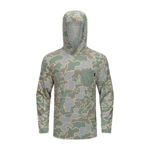 Camiseta de Pesca con Capucha de Manga Larga, Protección Solar UPF 50+, Antibacterial, de Secado Rápido, para Exteriores, Tallas Grandes, Diseño Profesional, Alta Calidad - Product Image 2