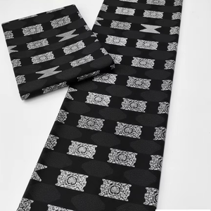 Tissu en coton imprimé africain de qualité export du Ghana, motif authentique pour la mode féminine, l'artisanat et les sacs - Product Image 1