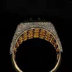 Bague de fiançailles en diamant taille princesse certifiée IGI, sertie clos avec accents latéraux, pour mariage et occasions spéciales - Product Image 5