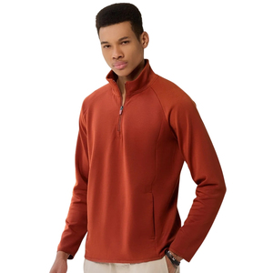 Sweat-shirt à demi-zip pour hommes, pull-over, haut de sport léger, respirant et confortable, vêtements de sport pour la salle de sport, la course à pied et l'entraînement - Product Image 3