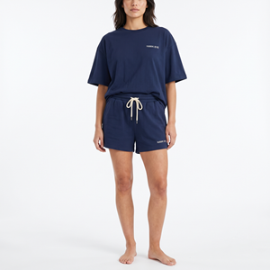 Ventes en gros de tenues pour femmes de haute qualité, ensembles de 2 pièces pour l'été, imprimés de lettres, shorts et t-shirts, ensembles de 2 pièces pour l'entraînement - Product Image 5