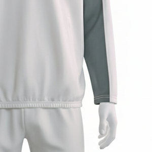 Haut de sport QZ de haute qualité, 96% polyester, 4% élasthanne, 220 g/m², avec élastique au bas. - Product Image 5