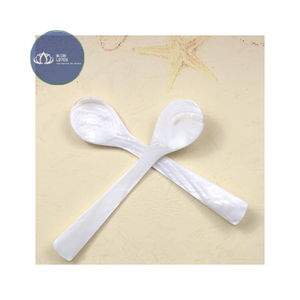 Cuillère à caviar de nacre écologique de haute qualité, la plus vendue, tendance, de luxe, durable, bleue - Product Image 3