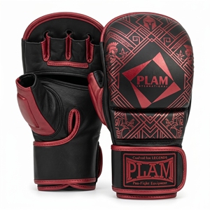 Guantes de Sparring Profesionales Personalizados para MMA con Agarres para las Manos, Cierre de Cuero Vacuno - Product Image 5