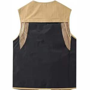 Chaleco de mezclilla sin mangas para hombre, talla grande, cuello cuadrado, color liso, estilo casual, para invierno, tipo jersey, largo regular, estilo moto - Product Image 3