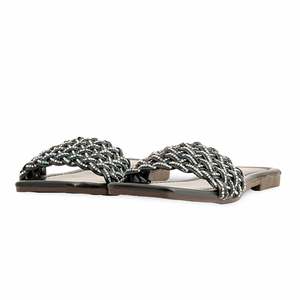 Pantoufles de sport décontractées noires modèle CL1976 - Product Image 3