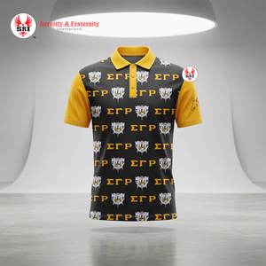 เสื้อโปโลพรีเมียมเมอร์เซอไรซ์ ซิกมาแกมมาโร คอตตอน SGRho Sorority ระดับไฮเอนด์ |   คุณภาพระดับบูติก เหมาะสำหรับทุกโอกาส แฟชั่นใหม่ - Product Image 1