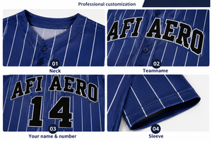 Vêtements de hockey sur glace AFI AERO pour hommes, 100% polyester, rayé, manches courtes, pull-over, logo personnalisé, 14, respirant, adulte, imprimé, hiver - Product Image 2