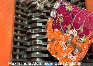 Broyeur de canettes UBC à double arbre, capacité de broyage de 1500 kg/h, pour applications industrielles, broyeurs de métaux de rebut - Product Image 2