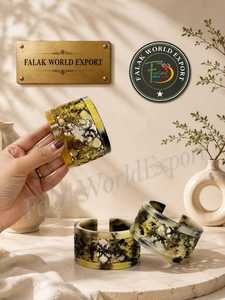 Pulsera de cuerno de búfalo de primera calidad, brazalete de cuerno de vaca a la moda para mujer, ideal para bodas y compromisos, precio al por mayor. - Product Image 2