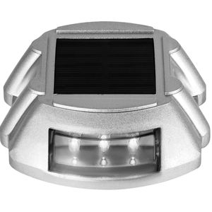 Confezione da 12 Luci Solari Bianche per Sentieri, Impermeabili, 6 LED, Luci da Esterno per Terrazze con Viti per Giardini e Vialetti - Product Image 1