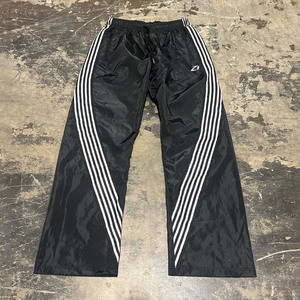 OEM ODM Lightweight Nylon Casual Track Pants Men Elastic Waist Relaxed Fit Contrast Stripe Breathable <b>Trousers</b> <b>Drawstring</b> Pocket - Product Image 4