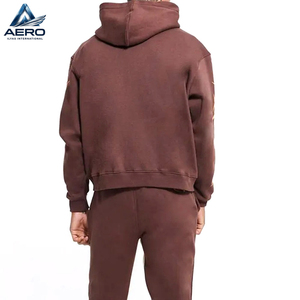 Conjunto de 2 piezas: Sudadera con capucha de cremallera completa y pantalones de chándal con paneles acampanados, con estampado gráfico de estrella naranja y lavado ácido marrón, el mejor producto de 2026 - Product Image 5