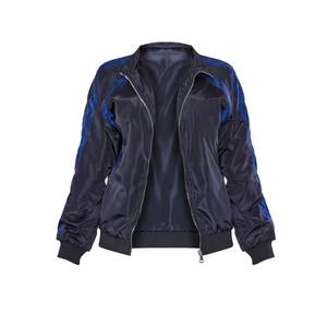 Custom Embroidery Logo Branded Winter Sportswear Suits <b>Zip</b> Color Block Windbreaker Fleece Lining Windproof Nylon Tracksuit Women - Product Image 5