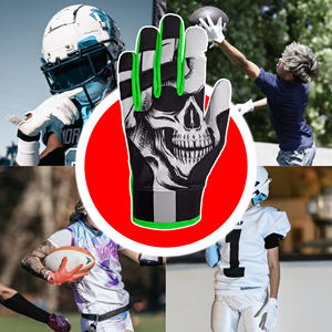 ถุงมืออเมริกันฟุตบอลนุ่มสบาย คุณภาพเยี่ยม ราคาโรงงาน พร้อมสร้างสรรค์ไอเดียของคุณเอง - Product Image 2