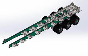 Remolque de Volteo Industrial Hidráulico de Servicio Pesado para Contenedores, para Camiones Semirremolque, Venta al por Mayor - Product Image 5