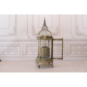 Highest Quality <b>Brass</b> Cylindrical <b>Lantern</b> with Candle Holder Durable Finish for Home Decoration - Product Image 4