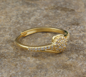 Anillo Minimalista de Plata de Ley 925 Chapado en Oro con Turquesa para Mujer, Elegante Anillo Apilable de Plata para Boda, Regalo - Product Image 5
