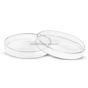 Boîte de Pétri en verre borosilicate de haute qualité pour la fourniture d'essais en laboratoire de verrerie essentielle - Product Image 1
