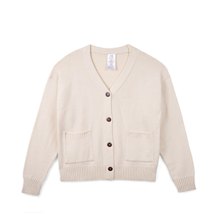 Women Winter Vietnam Cable Knit <b>Cardigan</b> 4 Button Pocket Full Casual V-Neck Solid Color 100% Acrylic Anti-Wrinkle Drop Simple - Product Image 6