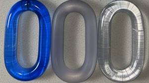 Escultura Grande de Eslabones de Cadena de Resina Acrílica Pintada a Mano, Moderna, Ecológica, con Temática de Amor, Decoración para el Hogar, Adorno para Mesa de Boda - Product Image 5