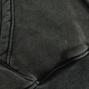 เสื้อฮู้ดดี้ปักลายหรูหรา สไตล์สตรีทแวร์ ผ้าฟลีซ วินเทจ ทรงโอเวอร์ไซส์ ล้างสีแบบแอซิดวอช สีซีดจางแบบซันเฟด แต่งดีเทลขาดๆ แบบดิสเทรส ซิปหน้า - Product Image 6