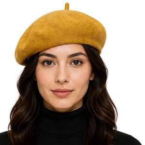 Modern Wool <b>Beret</b> Hat Unisex Soft Felt Fashion Headwear Elegant Winter Lightweight Comfortable For Daily Outdoor Wear - Product Image 3