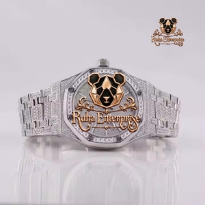 Premium Crystal Detailed <b>Watch</b> with Refined Steel Housing and Contemporary Link Band Design - Product Image 2