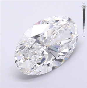Diamante Cultivado en Laboratorio con Certificación IGI, Corte Oval Brillante de 3.82 CT, Color D, Claridad VVS1, Gemas Reales para Joyería - Product Image 3