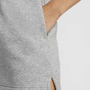 Mini-jupe en tricot à taille haute pour femme avec cordon de serrage, gris uni, style décontracté, à porter toute l'année - Product Image 3