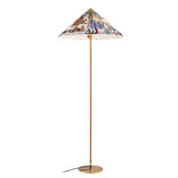 Lampe sur pied en rotin et bambou fabriquée en Chine, lampe d'art moderne pour salon, chambre à coucher, coin canapé