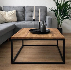 Minimalist Wooden and Metal Combination <b>Console</b> <b>Table</b> Craftsmanship Metal Character Stands Corridor Display Quality - Product Image 1