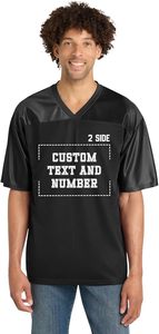 Maillot de football personnalisé pour hommes, nom et numéro du joueur personnalisés, chemise en maille respirante - Product Image 2