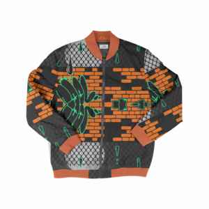 2025 Latest Custom Made Stand Collar Bomber Jacket High Quality Winter Wear Lightweight Dyed with Any Pattern <b>Design</b> - Product Image 5