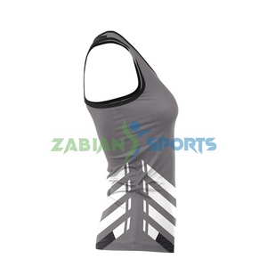 เสื้อกล้ามคอวีแนวสปอร์ตเซ็กซี่ของผู้หญิงเสื้อกล้ามคอวีแขนกุดผ้าถักสำหรับเล่นยิม - Product Image 4