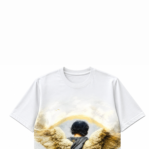 เสื้อยืดพิมพ์ลายกราฟิกแบบกำหนดเอง ทรงปกติ สไตล์เทรนดี้ใหม่ เสื้อผ้าสตรีทแวร์ แขนสั้น ผ้าคอตตอนเจอร์ซีย์ สำหรับทุกเพศ - Product Image 3
