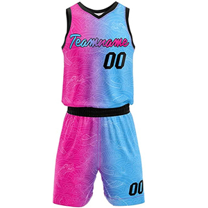 Uniformes de Baloncesto Personalizados con Sublimación, Transpirables, de Malla, sin Mangas, Cuello en V, 100% Poliéster de Secado Rápido, MOQ Bajo - Product Image 2