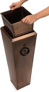 กระถางปลูกต้นไม้กลางแจ้งสแตนเลสดีไซน์ทันสมัยขายดี ผิวเรียบเนียนพร้อมการขัดเงาแบบด้าน - Product Image 5