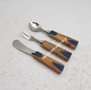 Premium Design <b>Cheese</b> <b>Set</b> Kitchen Utensil Cutlery <b>Set</b> Stainless Steel <b>Cheese</b> <b>Set</b> Wood Resin Handle At Factory Wholesale Price - Product Image 1