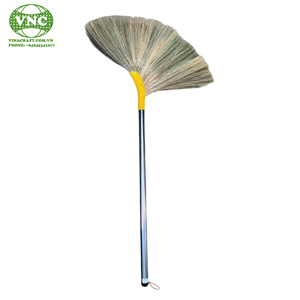 Balai à herbe écologique avec manche naturel, poils moyens, style classique pour le nettoyage des sols domestiques - Product Image 4