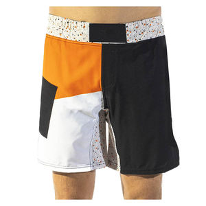 Pantalones Cortos de BJJ para Hombre, Pierna Ancha, Elásticos, Transpirables, de Secado Rápido, Ligeros, de Spandex/Poliéster, con Logotipo Personalizado, para Entrenamiento - Product Image 1