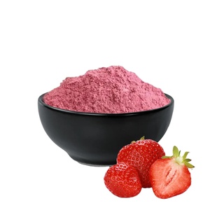 Poudre de fraise 100% pure et naturelle OEM/ODM pour la pâtisserie et les boissons. Arôme naturel de fraise pour gâteaux, glaçages et smoothies - Product Image 1