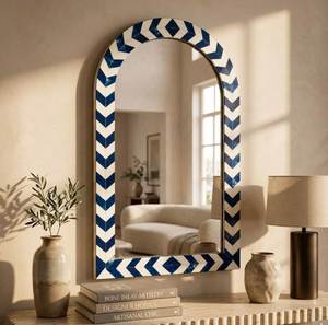 High Quality <b>Silver</b> Customized Color Modern Birthday <b>Mirror</b> Frame Handmade Eco-Friendly Lightweight Decorative <b>Wall</b> <b>Mirror</b> ARIF - Product Image 3