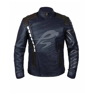 PIHA SPORTS Men's Genuine Leather Waterproof Reversible Cross Zipper Slim Fit Smart Casual Winter <b>Biker</b> <b>Jacket</b> - Product Image 1