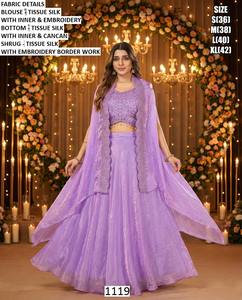 Zarmina Drape kurta/kurti ชุดปาร์ตี้แต่งงานยาวถึงพื้นแบบดั้งเดิมของผู้หญิง - Product Image 6