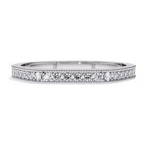 Loista Jewels Classic 18K Solid Gold Eternity Band <b>Ring</b> Brilliant Cut Diamond Channel Setting IGI Certified Luxury Unisex - Product Image 1